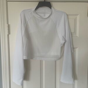 Tail Cropped white Sun Shirt - XXL NWOT